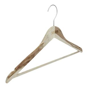 顺艺SY622香樟木衣架实木无痕西服无甲醛衣柜挂衣撑成人男士宽肩