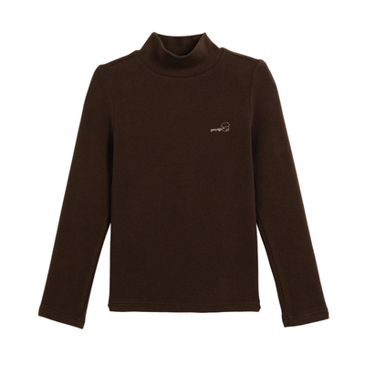 男童双面德绒长袖打底衫