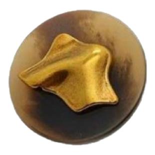 新款金属纽扣时尚百搭双拼手缝纽扣女士圆扣扣子大衣貂皮皮草毛衣