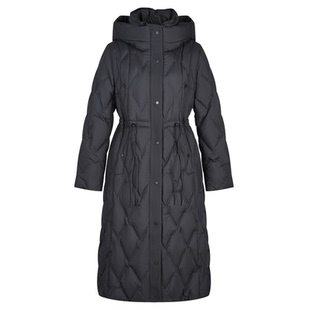 JAN AN NO 简爱诺中长款加厚收腰保暖白鹅绒羽绒服冬季J2570065YR