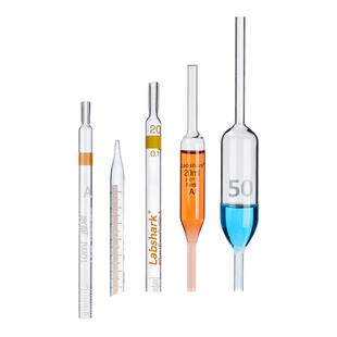 Labshark环标刻度吸管湘玻玻璃单标线分度吸量管A级过检实验室大肚移液管胖肚吸管吸液取液管10/20/25/50mL