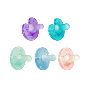 soothie新安怡安抚奶嘴新生儿硅胶安睡超软奶嘴0-6-18个月仿母乳