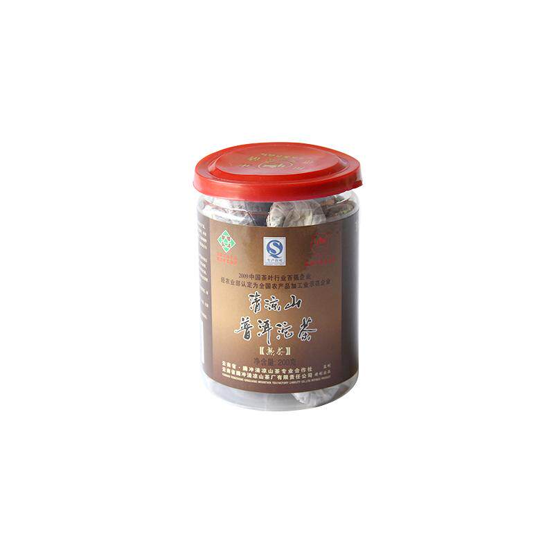 清凉山熟沱茶普洱小沱茶云南特产大叶种茶叶普洱茶熟茶罐装 200g