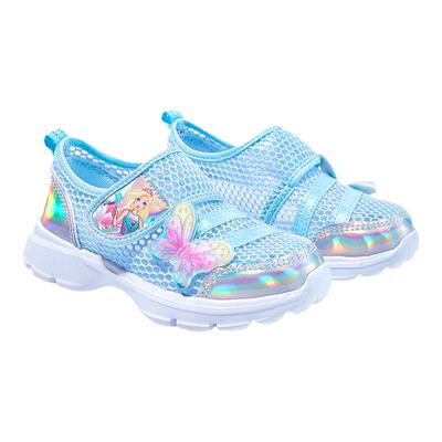 芭比女童网面透气运动鞋