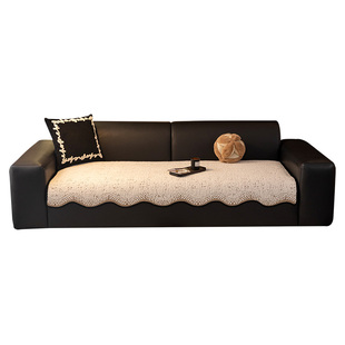 秋冬毛绒沙发垫2025新款沙发盖布轻奢高级感固定防滑坐垫子防猫抓