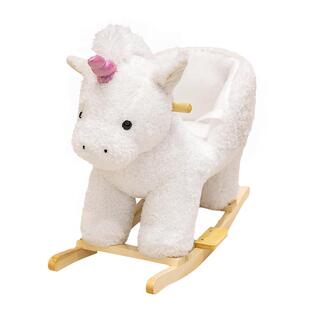 珍珠宝宝木马实木摇摇马防摔婴儿宝宝摇椅周岁玩具儿童节生日礼物