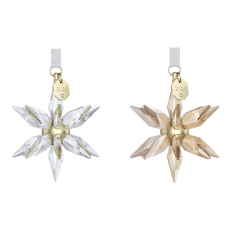 【自营】施华洛世奇SWAROVSKI25新立体3D雪花车挂件饰送女友礼物