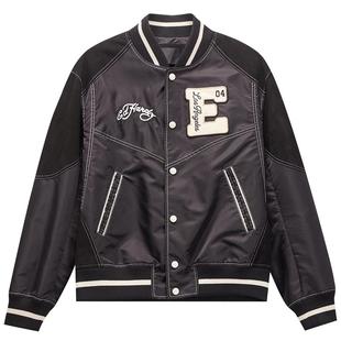Ed hardy埃德哈迪春季流行新款女士宽松撞色拼接棒球服夹克外套