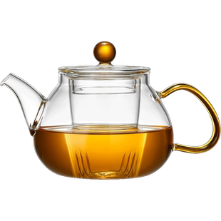 绿昌明玻璃壶耐高温加厚茶水分离花茶家用新款泡茶壶功夫茶具套装