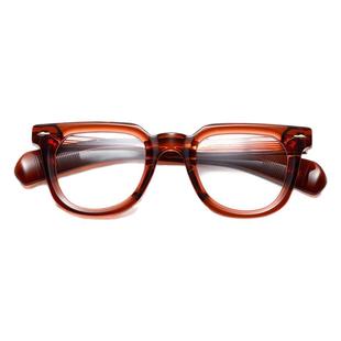 JACQUES同款JMMLERX8.0厚料双色板材眼镜框欧美时尚板材配高度数