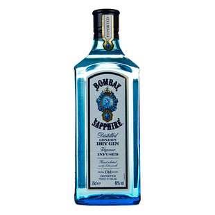 洋酒孟买蓝宝石金酒 毡酒 琴酒 BOMBAY SAPPHIRE GIN孟买金酒