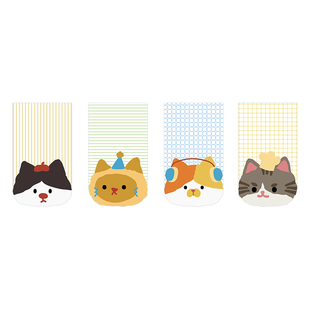 乖巧猫咪柜子帘遮挡杂物橱柜防尘门帘免打孔厨房遮丑拉帘鞋架布帘