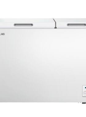美菱双温冰柜220/300L家用小型冷藏商用大冷冻柜一级能效卧式冰柜