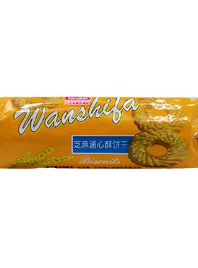 充饥饼干红色办公室芝麻通心酥