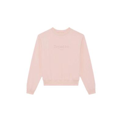 REPETTO丽派朵  LOGO字母刺绣长袖套头卫衣上衣女装 2025秋季新款