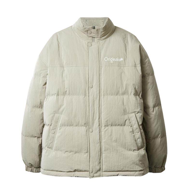 【立领薄款羽绒服】杰克琼斯秋冬男装新款廓形外套刺绣226423036