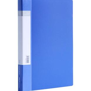 得力文件夹透明插页资料册加厚多层学生用文具试卷收纳袋整理办公用品文件收纳资料夹谱夹奖状收集册5100