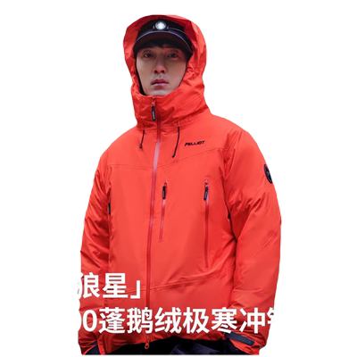 伯希和户外鹅绒冲锋衣登山服