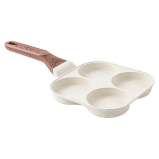 BESCO煎蛋神器四孔煎锅平底不粘锅鸡蛋汉堡锅肉蛋堡早餐锅早餐机