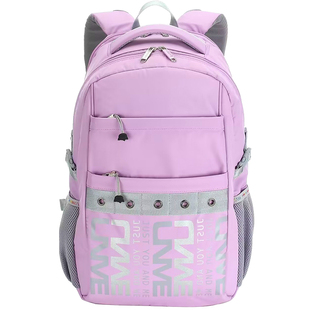 台湾unme初中生书包女大容量高中生轻便减压防水男小学六年级背包