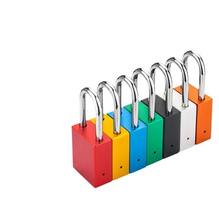 工程安全挂锁铝制不锈钢自弹出锁梁能量隔离LOTO安全锁具BD-A20D