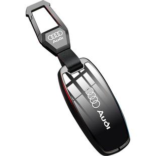 25款奥迪a6l钥匙套新款q4etron男q7专用a3车q3 a8 a4l壳q5l扣a7包