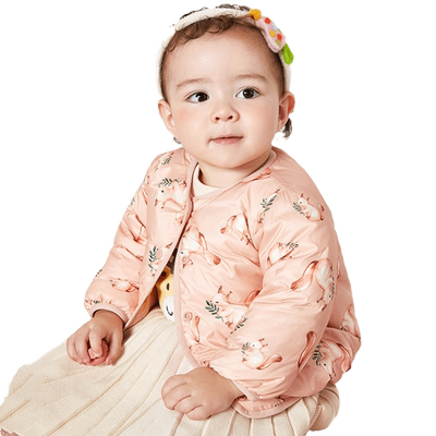 巴拉巴拉婴儿羽绒服女童宝宝外套