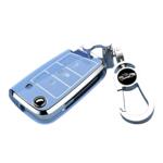 适用大众钥匙套速腾途观朗逸汽车宝来探岳帕萨特迈腾polo途岳壳扣