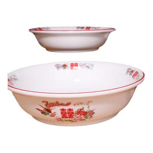 复古怀旧红双喜陶瓷家用餐厅老式湘菜小炒江西小炒七八十年代饭碗