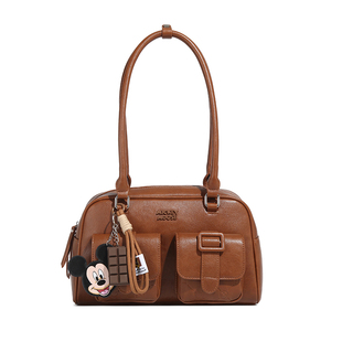迪士尼正品包包女式2025新款轻奢小众高级感礼物波士顿腋下单肩包