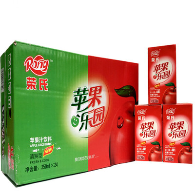 苹果味陕西果汁荣氏红250ML