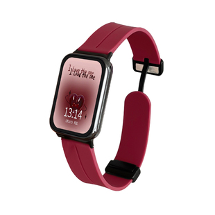 适用华为fit2手表带女生4pro智能手环系列watch fit3腕带硅胶磁吸手表链watchfit3手表带专用1手带腕表高级感