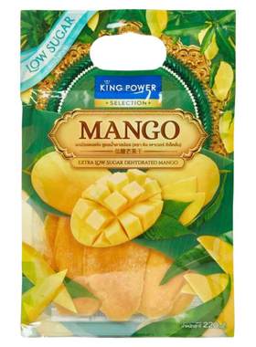 Kingpower低糖芒果干蜜饯220g泰国进口特产零食下午茶办公小零食