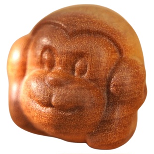 老山檀香三不猴手机挂链吊坠小挂件核桃文玩钥匙扣手串