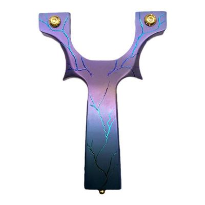 银狐龙齿钛合金扁皮弹弓快压一体线大反曲户外弹弓高精准