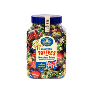 沃尔克斯Walker英国原装进口太妃糖罐装喜糖零食什锦糖果海盐软糖