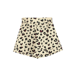 大耳象女童动物纹短裤2026夏季新款宝儿纯棉百搭休闲薄款透气裤子