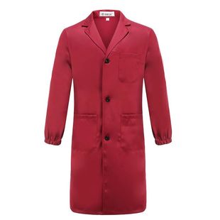 蓝大褂长袖定制耐磨工厂防尘搬运劳保服工作服大褂长款食品厂工衣