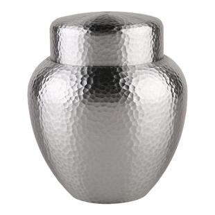 手工锡罐茶叶罐纯锡金属密封罐保鲜罐大号茶叶储藏罐圆形罐茶仓盒