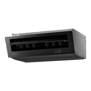 美的小凉方厨房空调吸顶式小1.5匹厨房专用空调官方耀石黑XD300