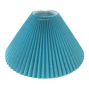 布艺百褶台灯灯罩外壳配件吊灯罩e27螺口工程灯定制客厅替换