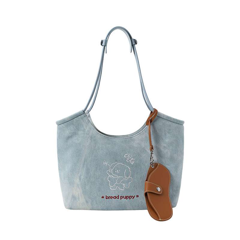 南风Chio2nd 面包小狗黛蓝新梦托特包包女款大容量通勤手提单肩包