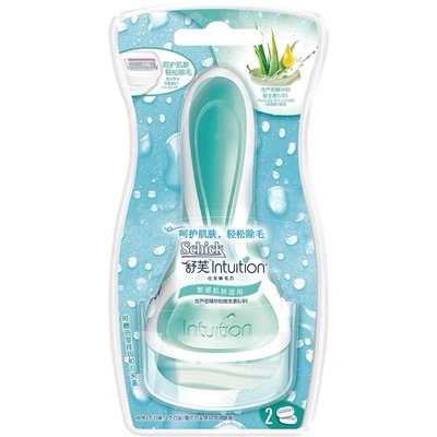 舒芙剃毛刀替换头 schick女士脱毛刀刮毛刀intuition舒芙替换刀头