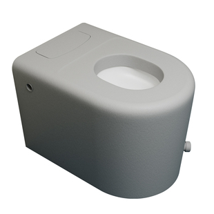 谈话室软包虹吸坐便器防撞留置室无水箱脉冲马桶硅胶陶瓷座便器