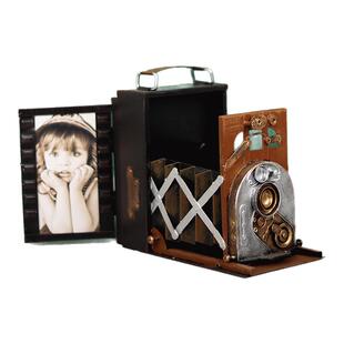 复古风相机道具老式古董照相机摆件上海民国怀旧老物件直播道具