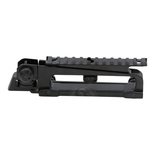 金属提拔锦明M4司马司骏精击SLR锋加盛导轨CQB后机瞄金三角瞄提拔