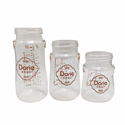 多吉宝贝宽口径玻璃瓶身单卖