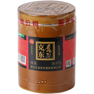 正宗克东腐乳350g*2瓷坛传统大块火锅蘸料东北特产豆腐乳7号龙兴