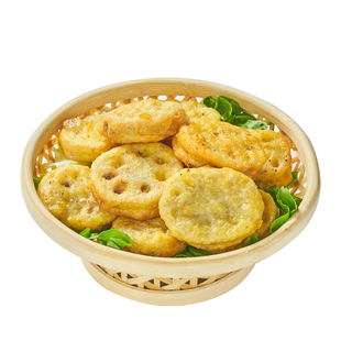 千味央厨香脆藕盒藕夹肉油炸速食空气炸锅食材半成品特色小吃莲藕