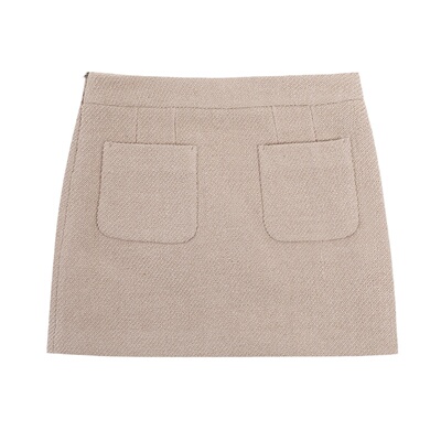 大于诗集毛呢包臀半身裙